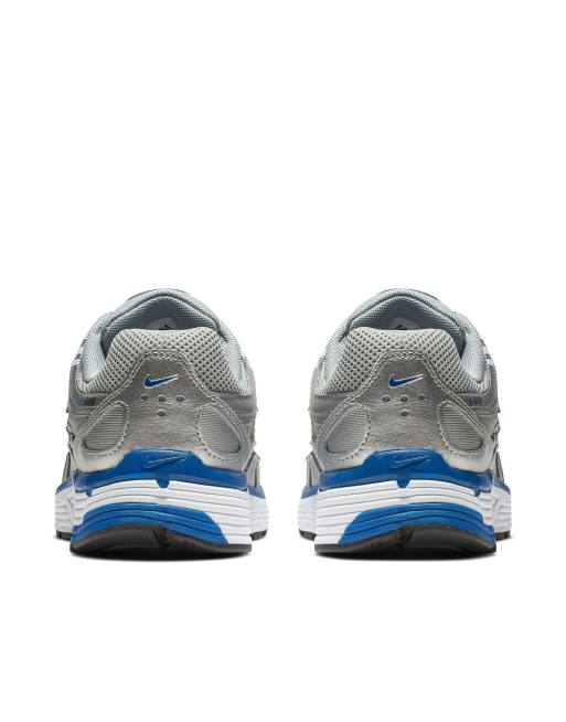 Nike P-6000 sneakers in silver and blue, 3 of 4