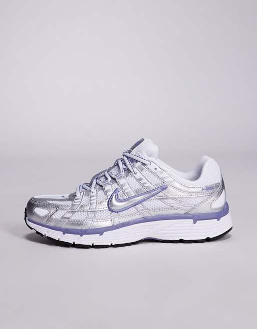 Nike P-6000 sneakers in silver and blue | ASOS