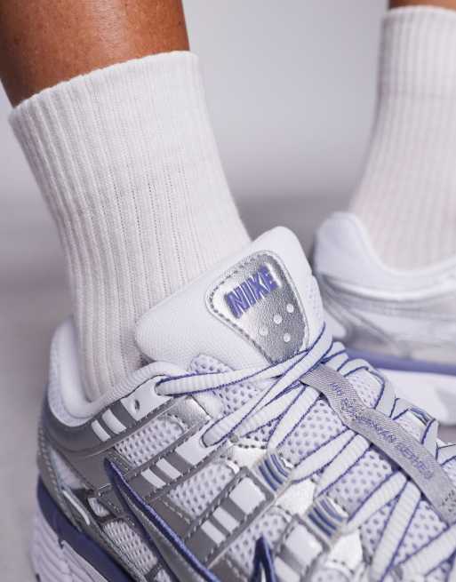Nike P-6000 sneakers in silver and blue | ASOS
