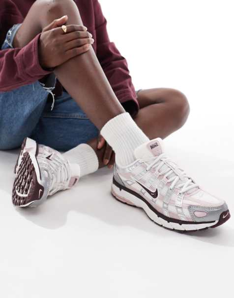 Nike P-6000 sneakers in silver and pink - view 1
