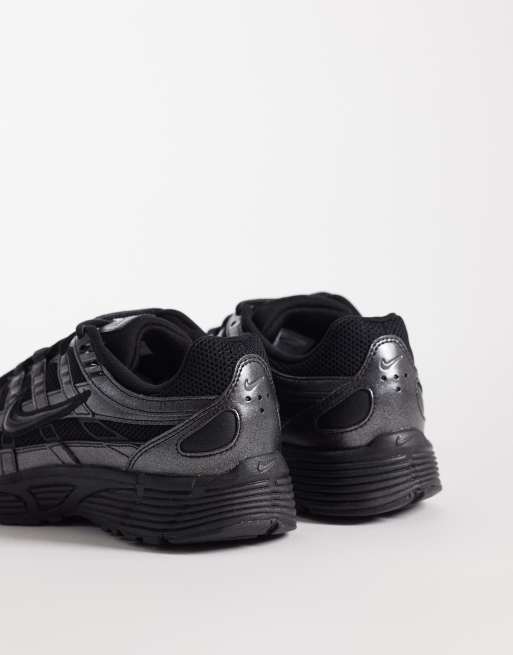 Nike P-6000 sneakers in triple black , 4 of 5