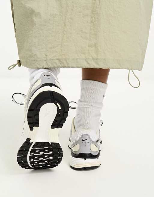 Nike P-6000 sneakers in white and black