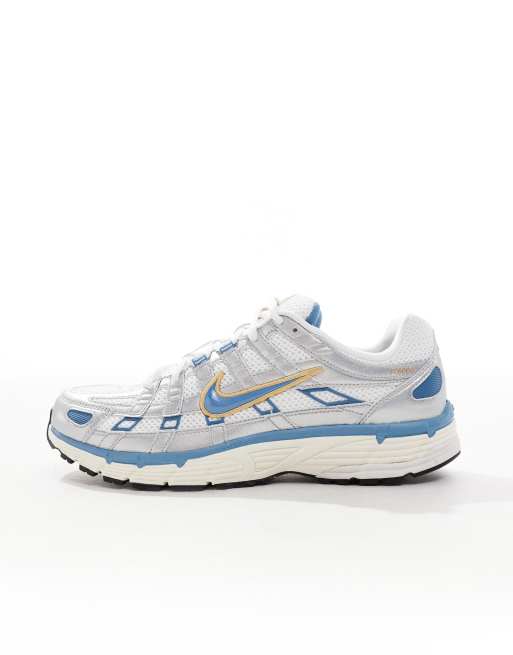 スニーカー [NIKE] P-6000 WHITE BLUE Nike P-6000 sneakers in white and blue | ASOS