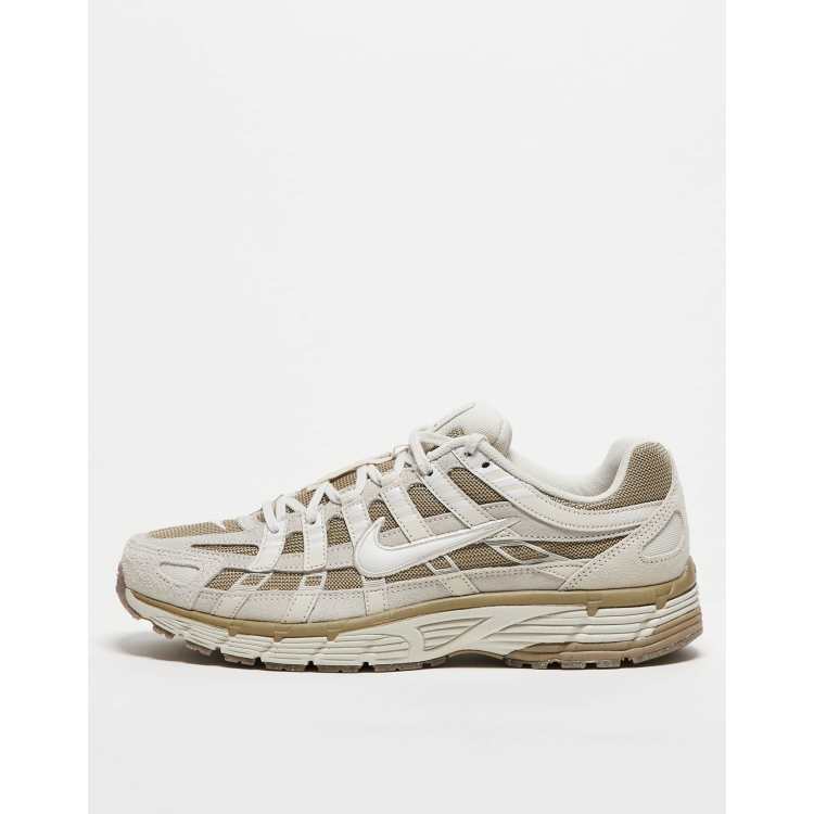 Nike P-6000 sneakers in white and brown | ASOS