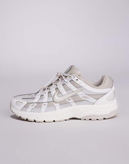 Nike P-6000 sneakers in white and cream