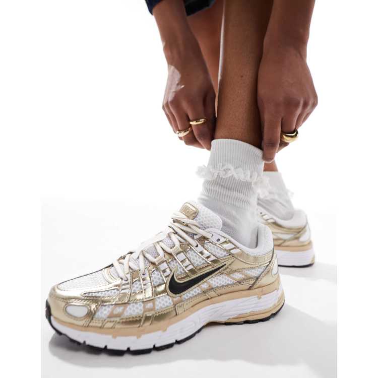 ナイキ　P-6000 ホワイト/ゴールド スニーカー Amazon | [ナイキ] P-6000 GLD W P-6000 GLD ホワイト/ゴールド