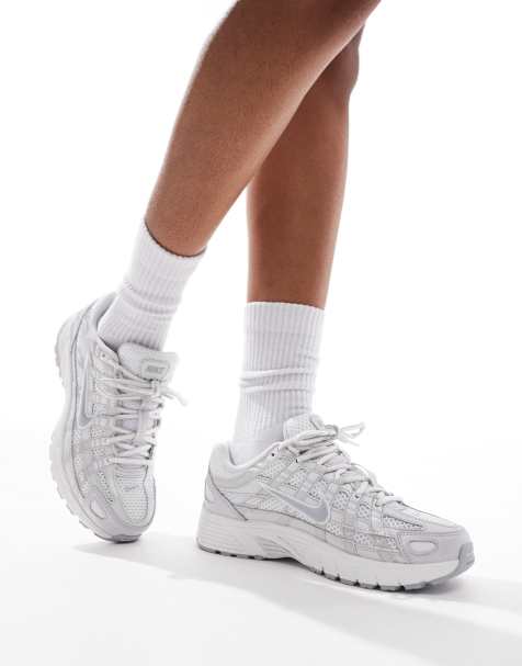 Nike P-6000 sneakers in white and gray - view 1