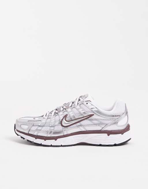 Nike P-6000 sneakers in white and purple, 2 of 5