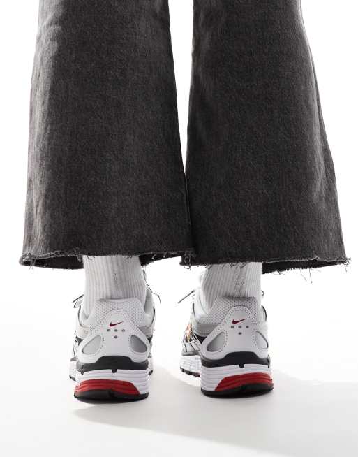 Nike P-6000 sneakers in white and red, 3 of 5
