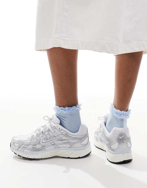 Nike P-6000 sneakers in white, gray and blue - view 1