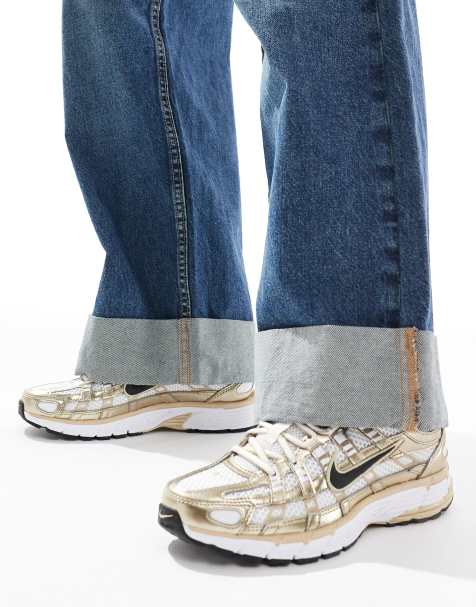 Nike - P-6000 - Sneakers in wit en goud - view 1