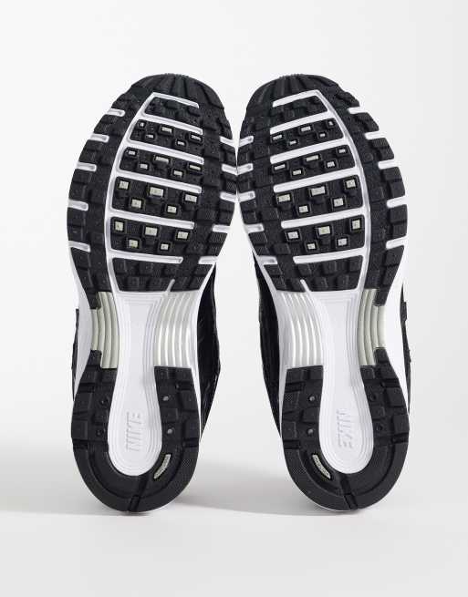 Nike - P-6000 - Sneakers in zwart, wit en zilver, 5 van 5