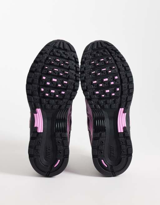 Nike P-6000 sneakers nere e rosa, 4 di 5