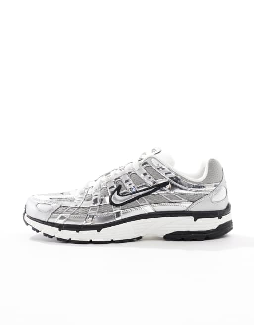 Nike – P-6000 – Srebrne buty sportowe, 3 z 5