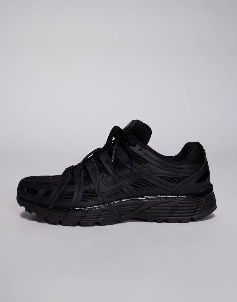 Nike – P-6000 – Svarta och mörkgrå träningsskor - view 1
