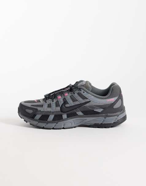 Nike P-6000 Tech speed zapatillas de deporte en gris oscuro y rosa - view 1