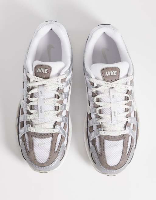 Nike P-6000 trainers in beige and white, 2 of 5