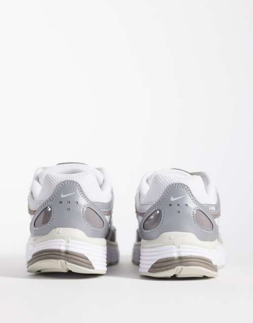 Nike P-6000 trainers in beige and white, 4 of 5