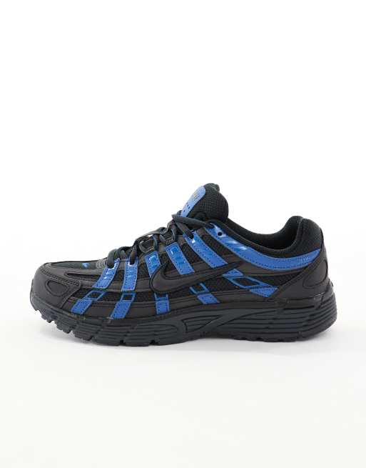 Nike P-6000 trainers in black and blue iridescent, 2 of 5