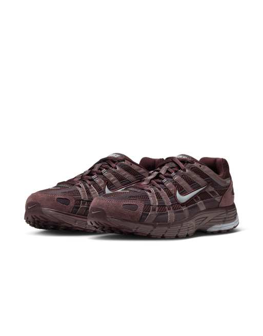 Nike P-6000 trainers in burgundy & blue, 2 of 5