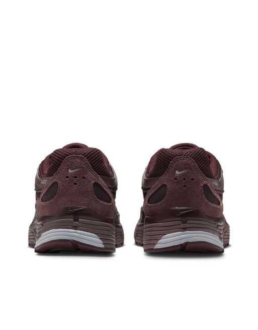 Nike P-6000 trainers in burgundy & blue, 4 of 5