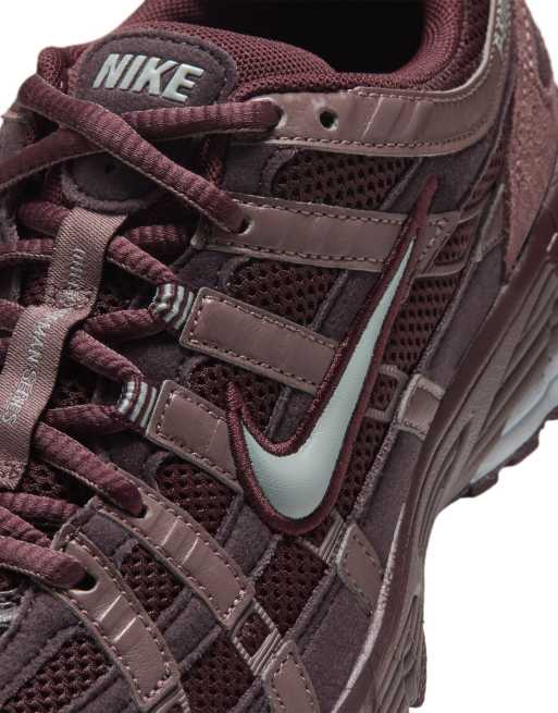 Nike P-6000 trainers in burgundy & blue, 5 of 5