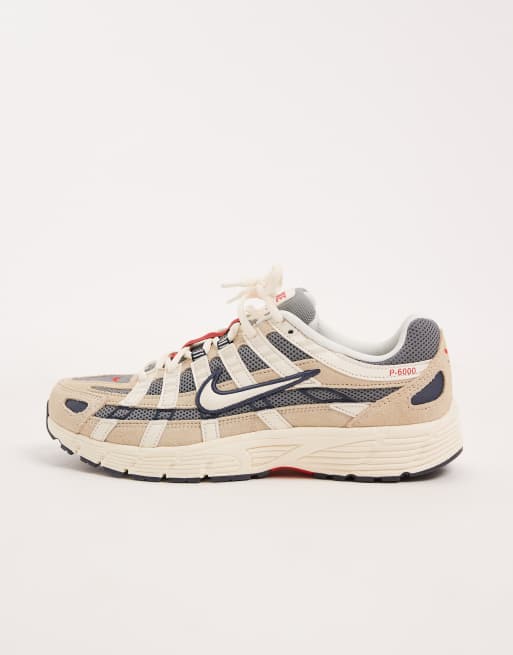 Nike P-6000 trainers in light khaki