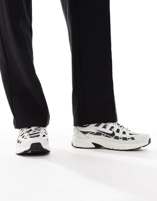 Nike P-6000 trainers in off white and black, 2 of 5