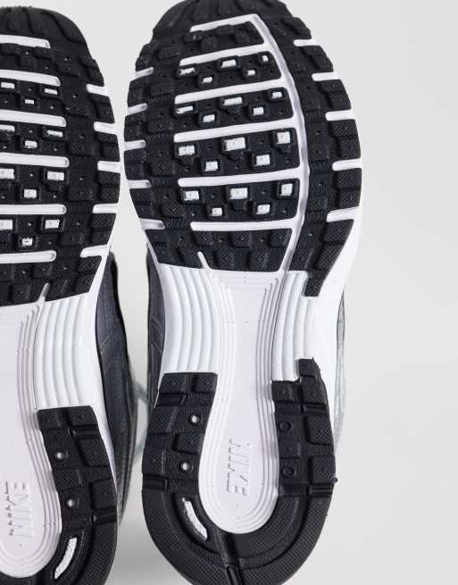 Nike P-6000 trainers in silver and black, 4 of 5