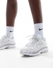 Nike P-6000 sneakers in off white, pink and green