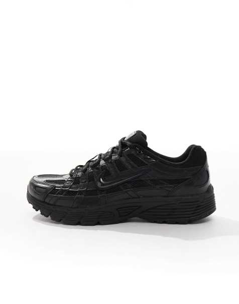 Nike – P-6000 – Trippelsvarta träningsskor - view 1
