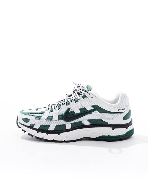 Nike - P-6000 - Uniseks sneakers in wit en groen, 2 van 5