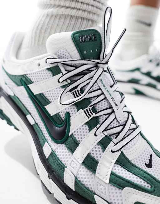 Nike - P-6000 - Uniseks sneakers in wit en groen, 4 van 5