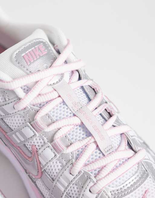 Nike – P-6000 – Unisex – Silvriga och rosa träningsskor, 5 av 5