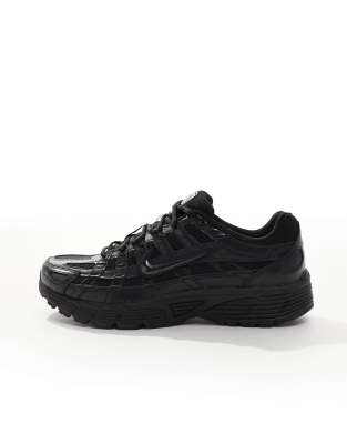 Nike - P-6000 - Unisex-Sneaker in Triple Black-Schwarz