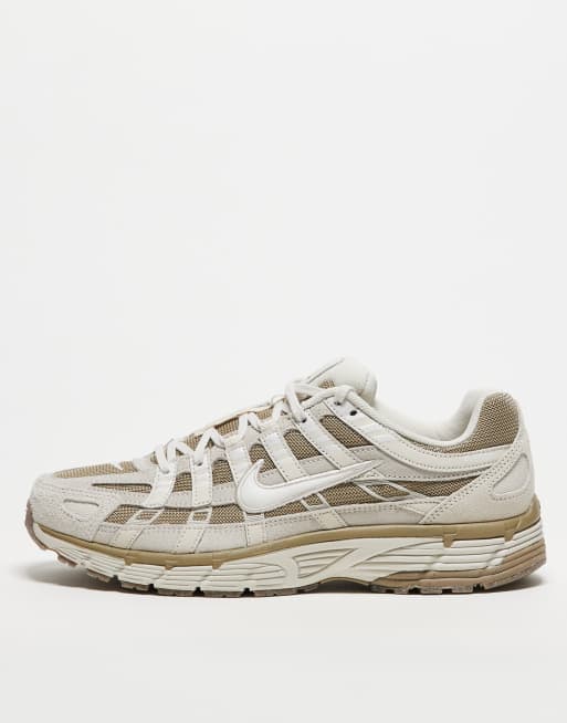 Nike P 6000 Unisex Sneaker in WeiB und Braun