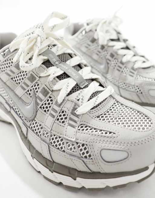 Nike - P-6000 - Unisex - Sneakers i grå/hvid , 3 af 5