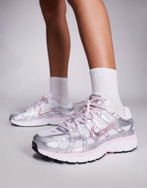 Nike - P-6000 - Unisex - Sneakers i lyserød/sølvfarve - view 1