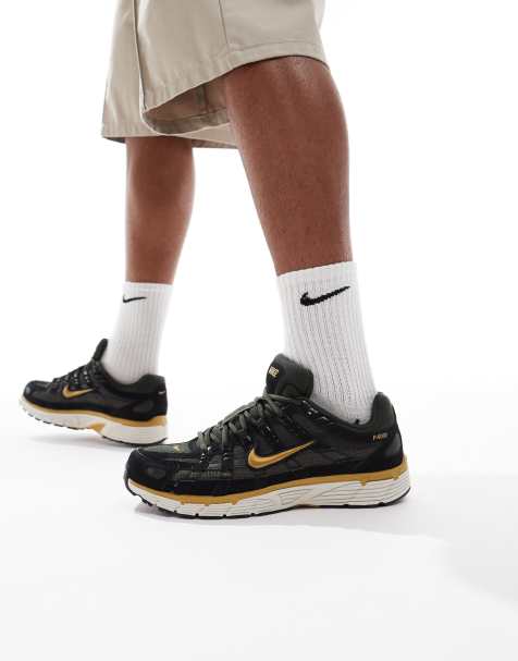 Nike P-6000 unisex trainers in black and gold - view 1