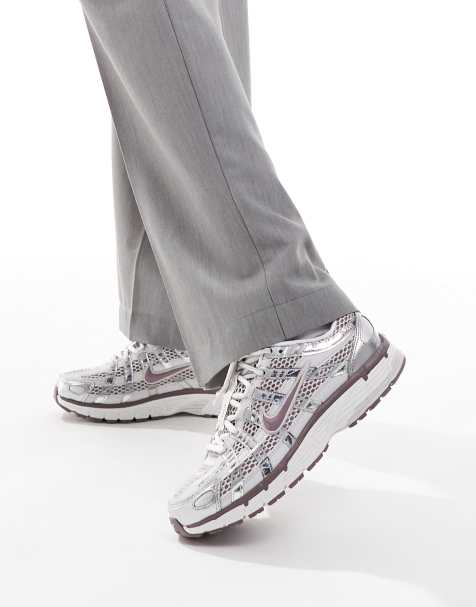 Nike P-6000 unisex trainers in grey and purple - view 1