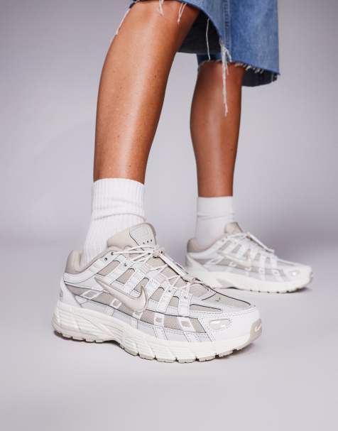 Nike P-6000 Utility trainers in off white and beige - view 1