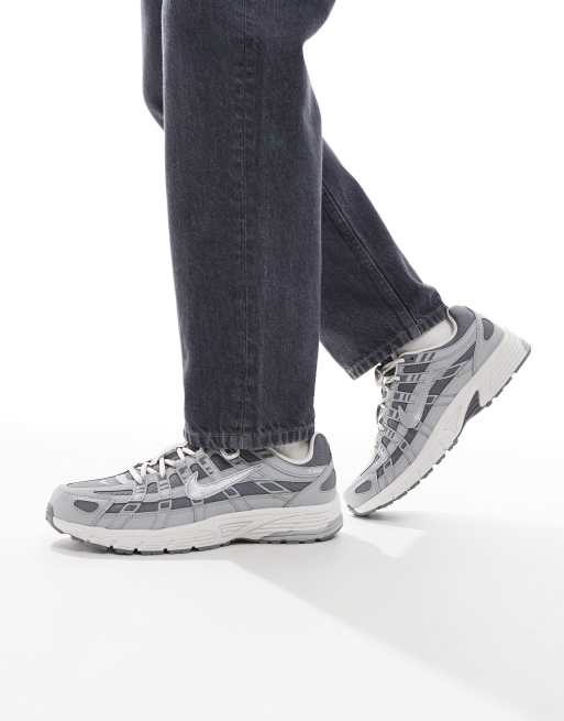 Nike - P-6000 - Zapatillas de deporte grises y blanco hueso, 2 de 5