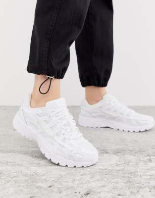 Nike P6000 Sneakers in triple white | ASOS