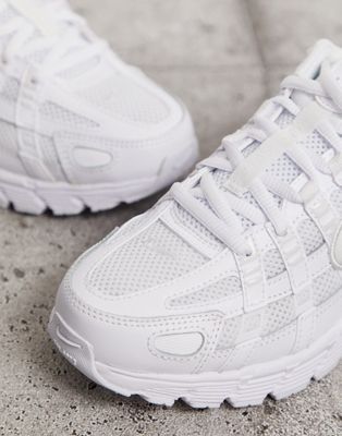 Nike P6000 Sneakers in triple white | ASOS