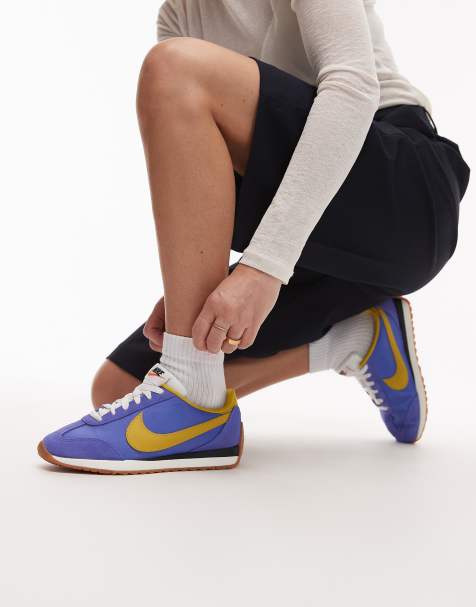 Nike Pacific sneakers in blue and yellow - view 1