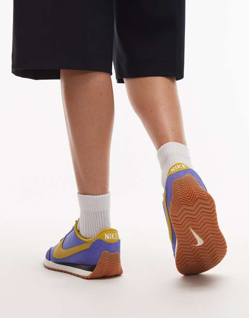 Nike Pacific sneakers in blue and yellow, 3 of 5