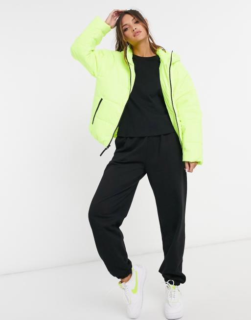 Neon yellow outlet nike jacket