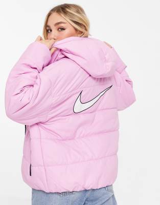 pink nike coat