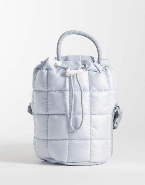 Nike padded small tote bag in grey - view 1