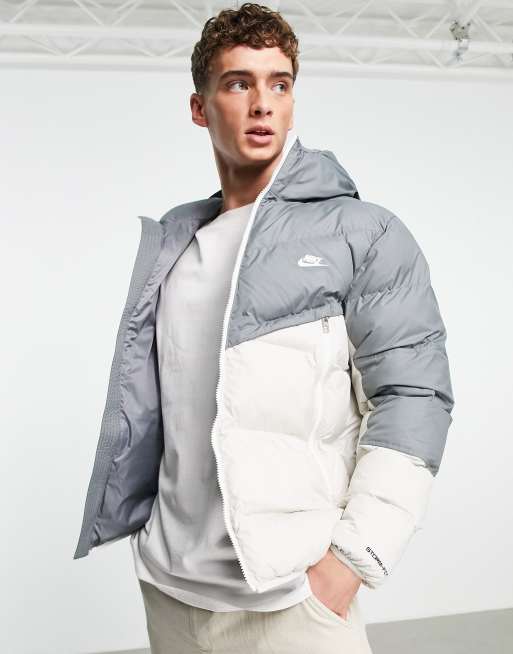 Grey nike cheap padded jacket